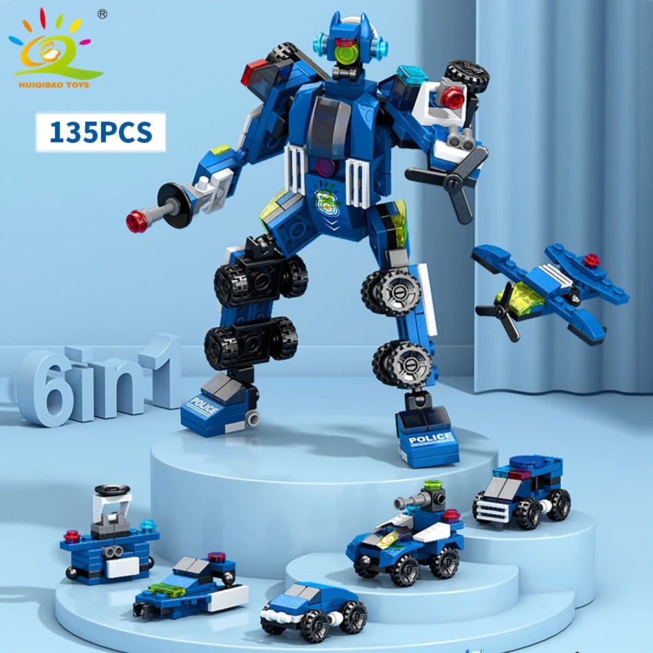 PENDRA Engineering Police Tank Building Set