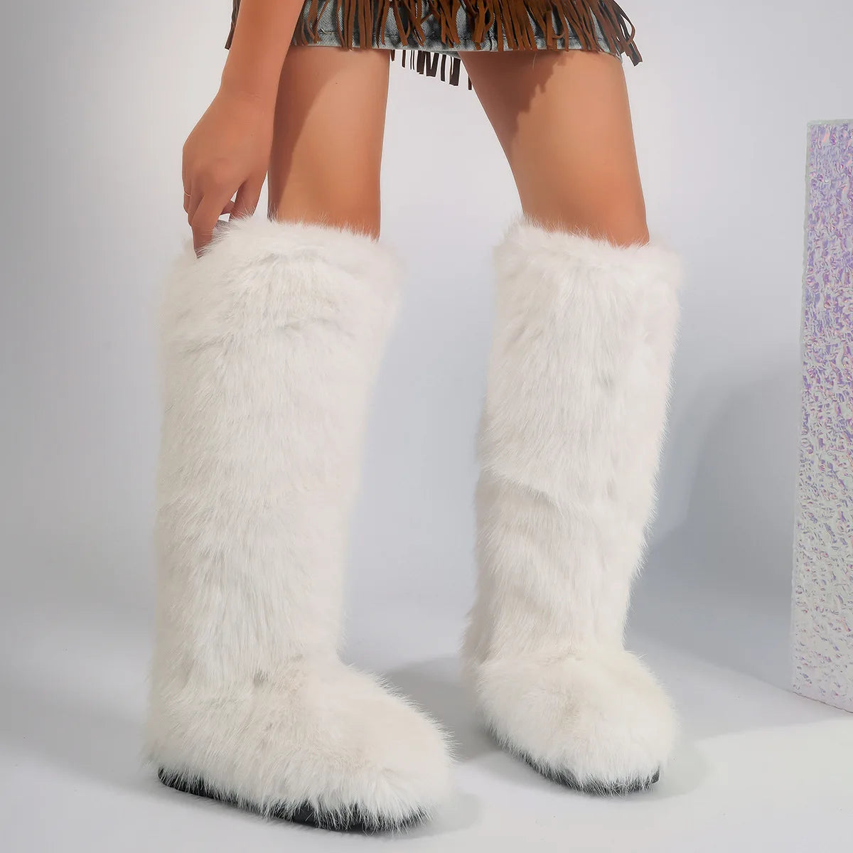 PENDRA Knee Warm Imitation Boots