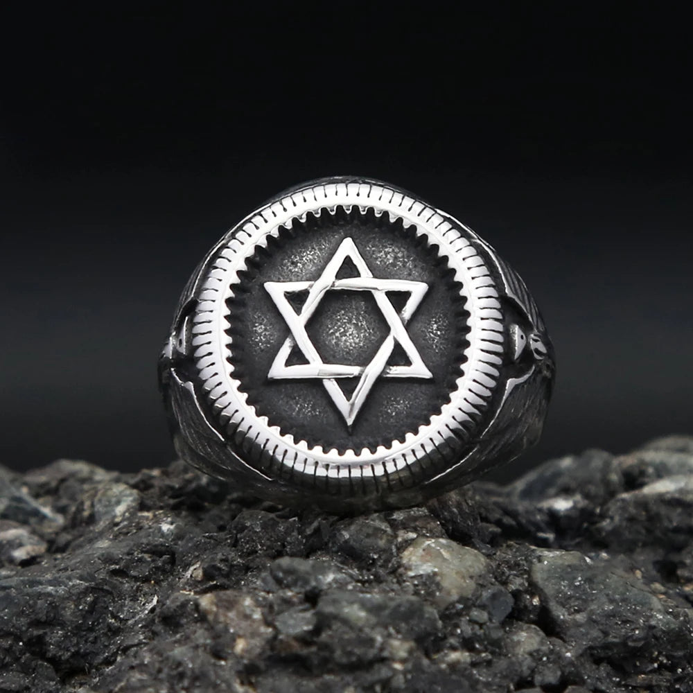 PENDRA Hexagram Star of David Ring