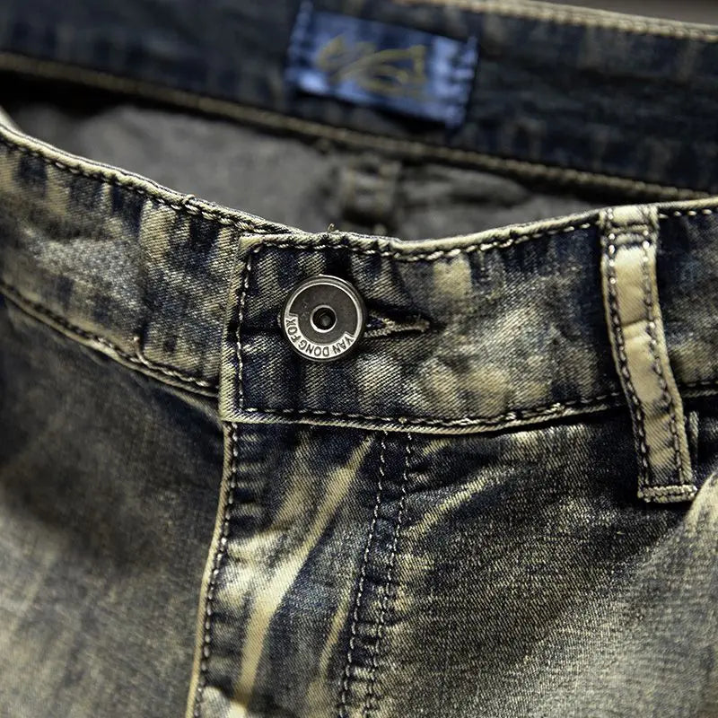 PENDRA Denim Straight Pants