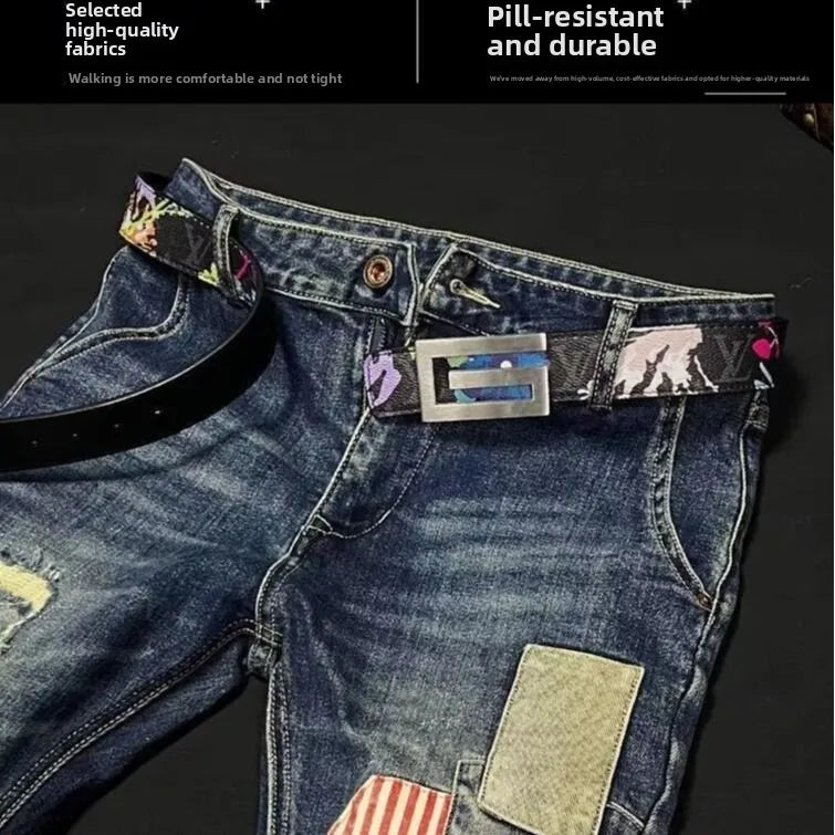 PENDRA Heavy Industry Embroidery Pants