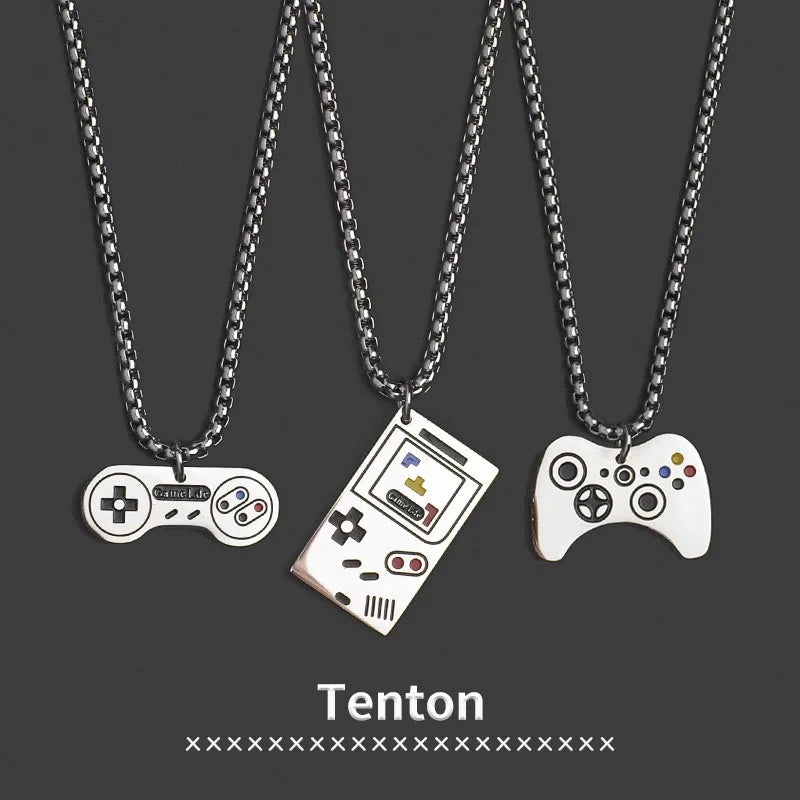 PENDRA Gamepad Stainless Steel Game Controller Pendant
