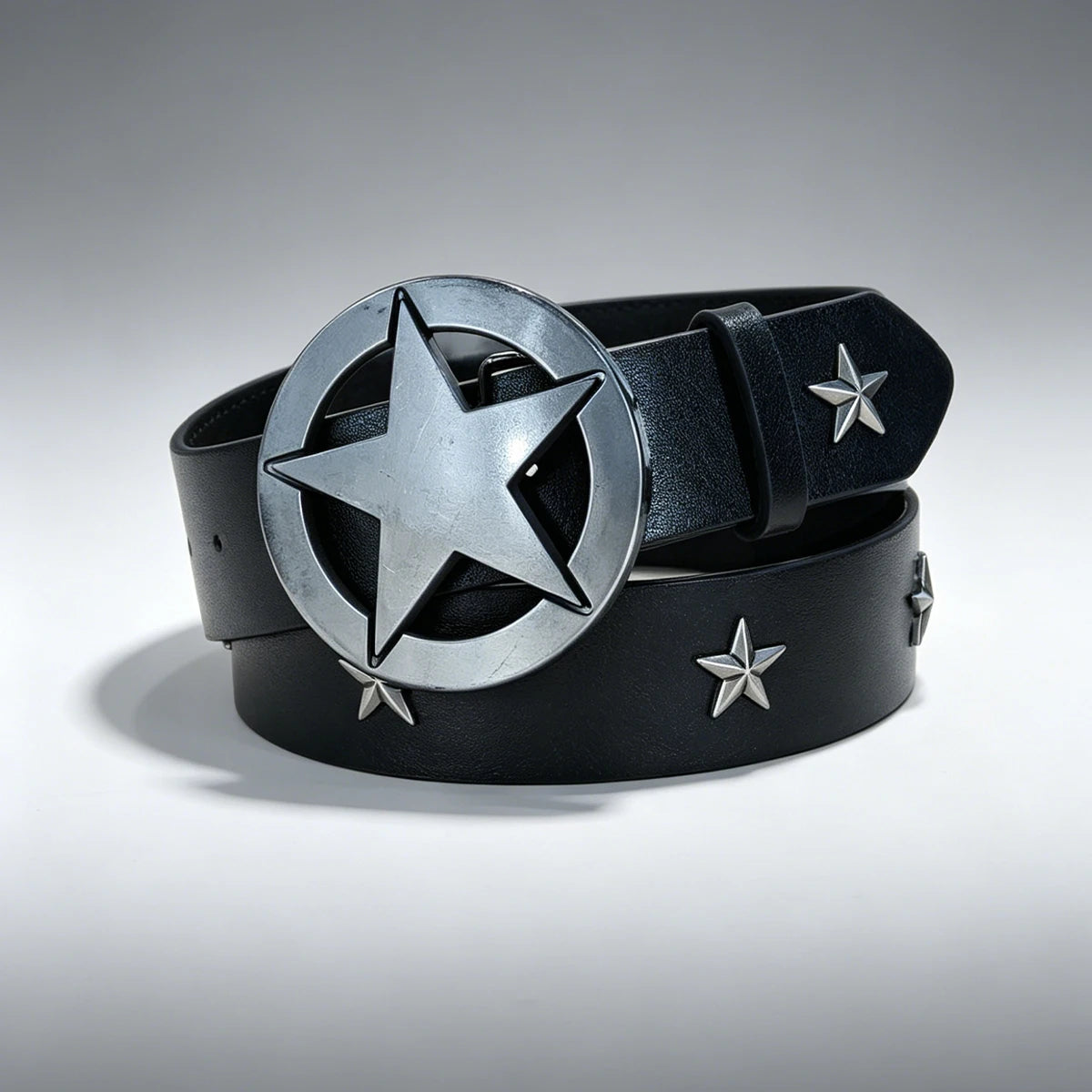 Subculture Harajuku Style Punk Studded Cross Belt Burst Pattern Hip Hop Street Style Men's Belt Rock Party Music Festival Belt