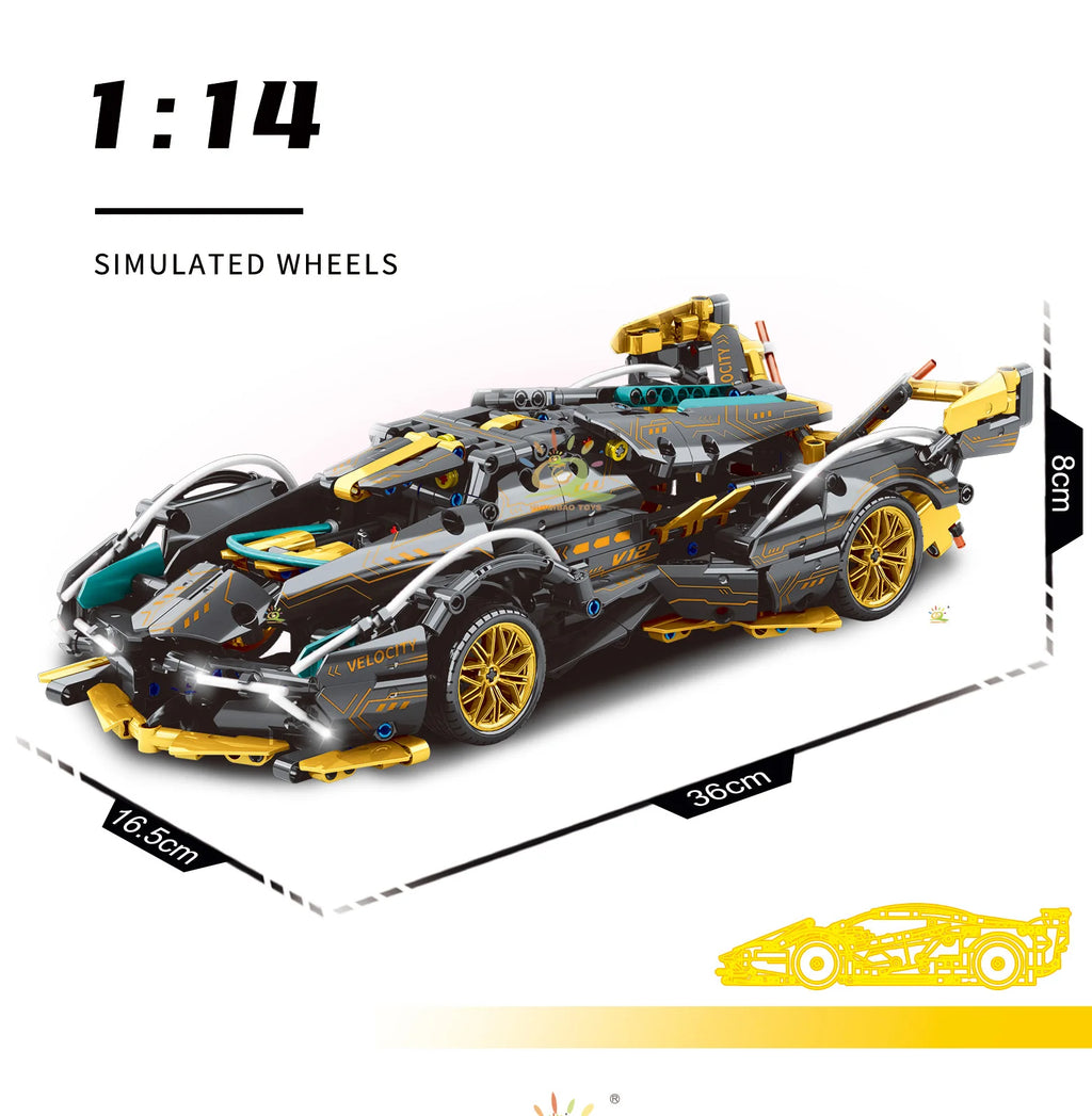 PENDRA Racing Technical LED Building Set