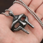 PENDRA MFDOOM Punk Mask Pendant Necklace