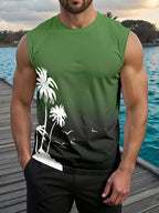 PENDRA Sports Sleeveless Hawaiian T-Shirt
