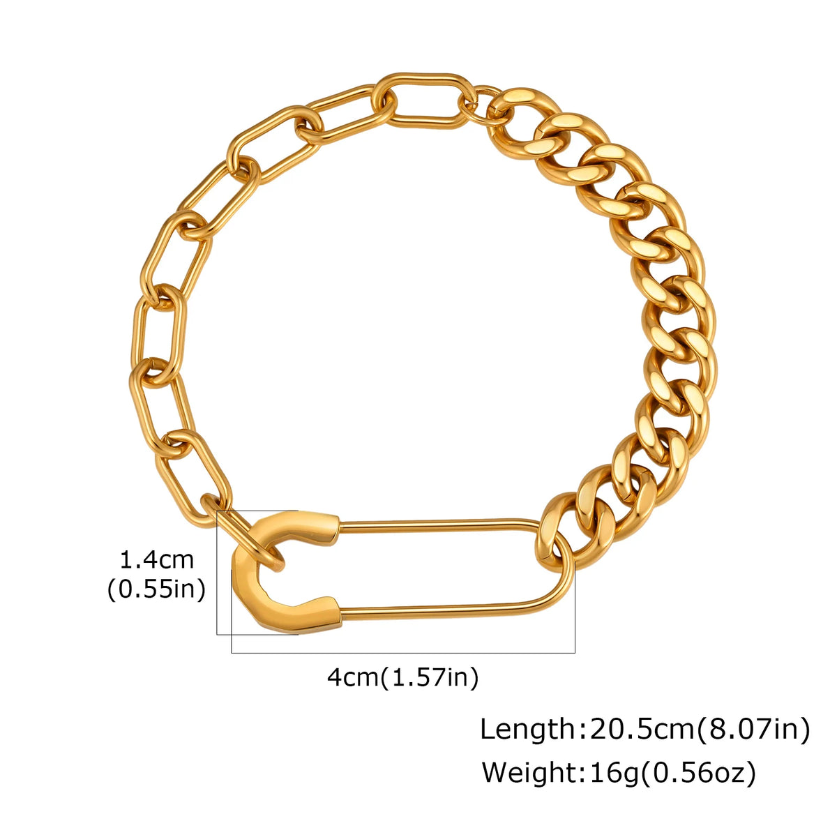 PENDRA Cuban Rectangle Bracelet