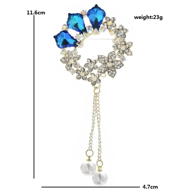 PENDRA Birdflora Bird and Flower Brooch