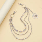 PENDRA Weblink Layered Spider Chain Keychain