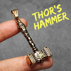 PENDRA Thor's Hammer Steel Necklace