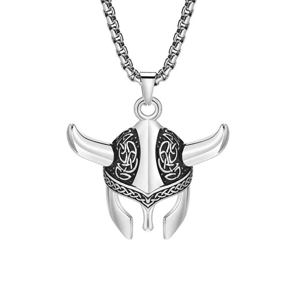 PENDRA Helmetmask Stainless Steel Helmet Mask Pendant
