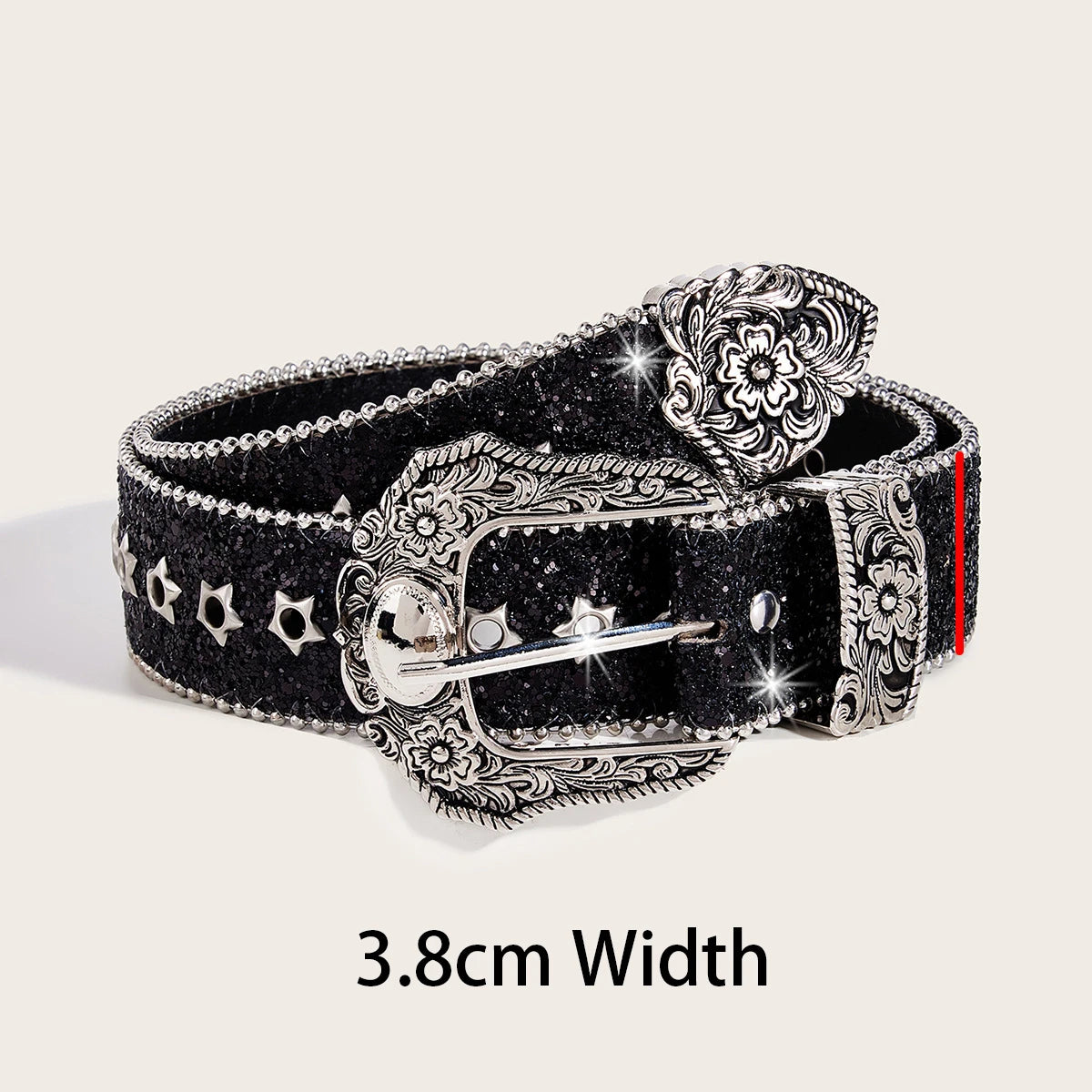 PENDRA Zarara Leather Western Gothic Belt