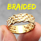 PENDRA Weaving Boyfriend Steel Ring