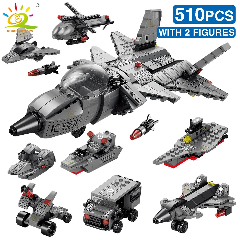 PENDRA Military Attack Fighter Building Set