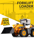PENDRA Engineering Vehicle Excavator Building Set