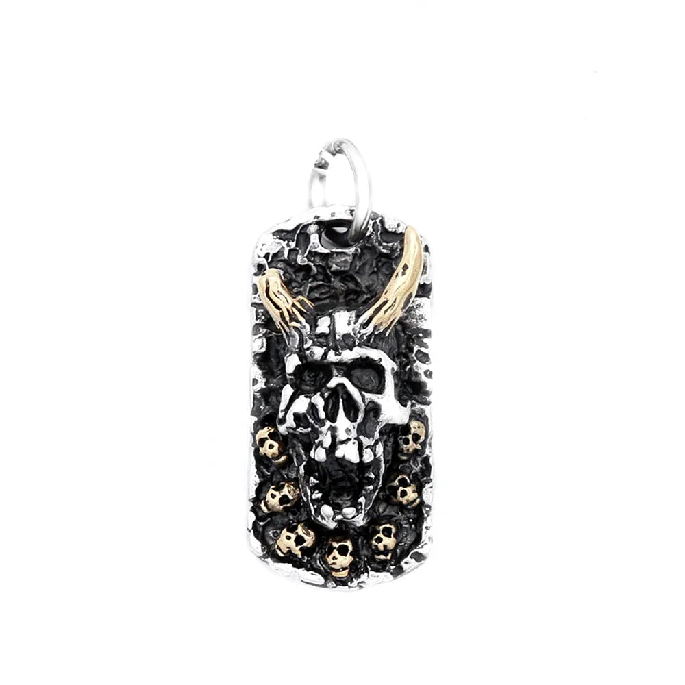 PENDRA Evilskull Gothic Skull Pendant