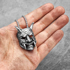 PENDRA Japanese Yokai Prajna Steel Necklace