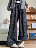 PENDRA Leopard Waisted Loose Pants