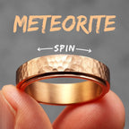 Beat Forging Meteorite Men Rings Stainless Steel Retro Punk Rock Simple Women Jewelry Fashion Accessories Gift Wholesale