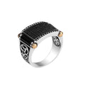 PENDRA Marcasite Black Ring