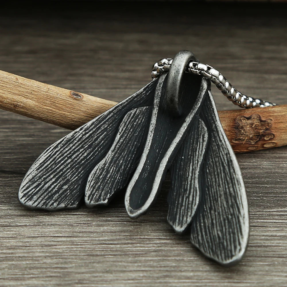 PENDRA Skullmoth Death Head Butterfly Pendant