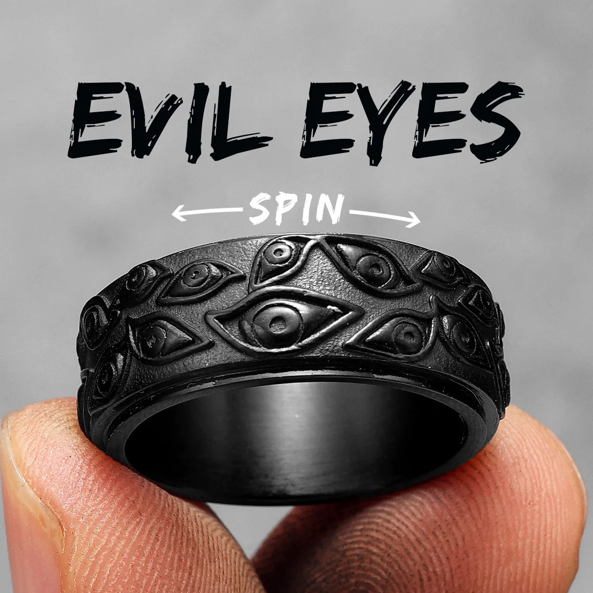 PENDRA Devil Multi Eyes Ring