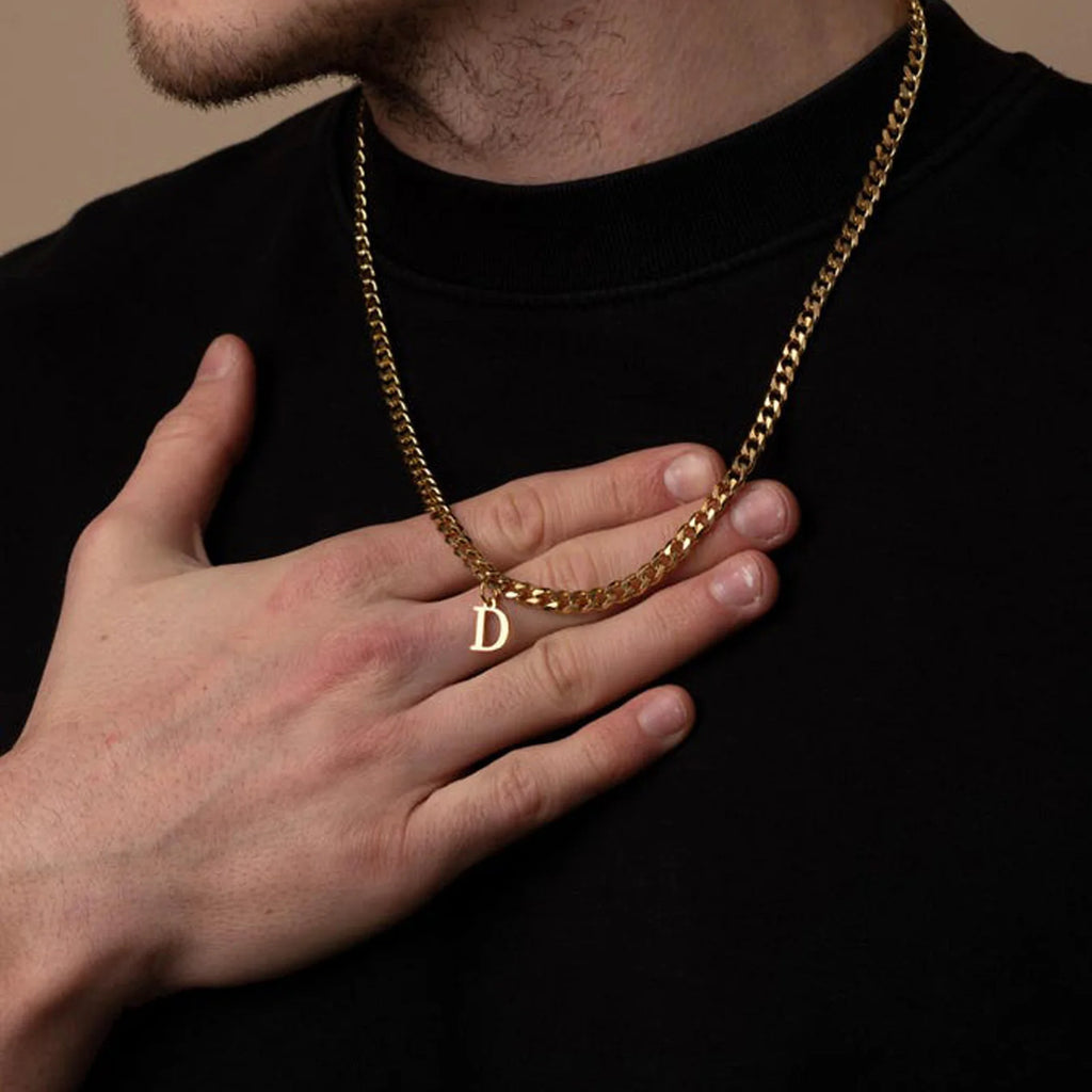 PENDRA Alphabet Initial Chain Necklace