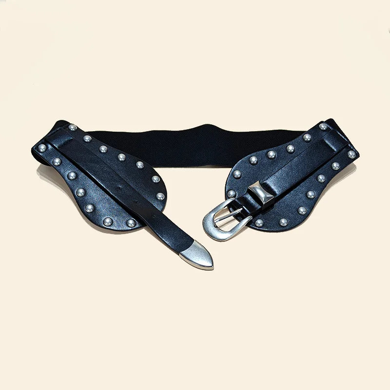 PENDRA Fayeelle Leather Rope Gothic Corset Belt