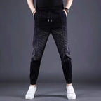 Gradual Change Color 2025 Tied Jeans Men's Summer New Loose Ruffian Handsome Small Feet Pants Trendy Brand Harlan Casual Pants