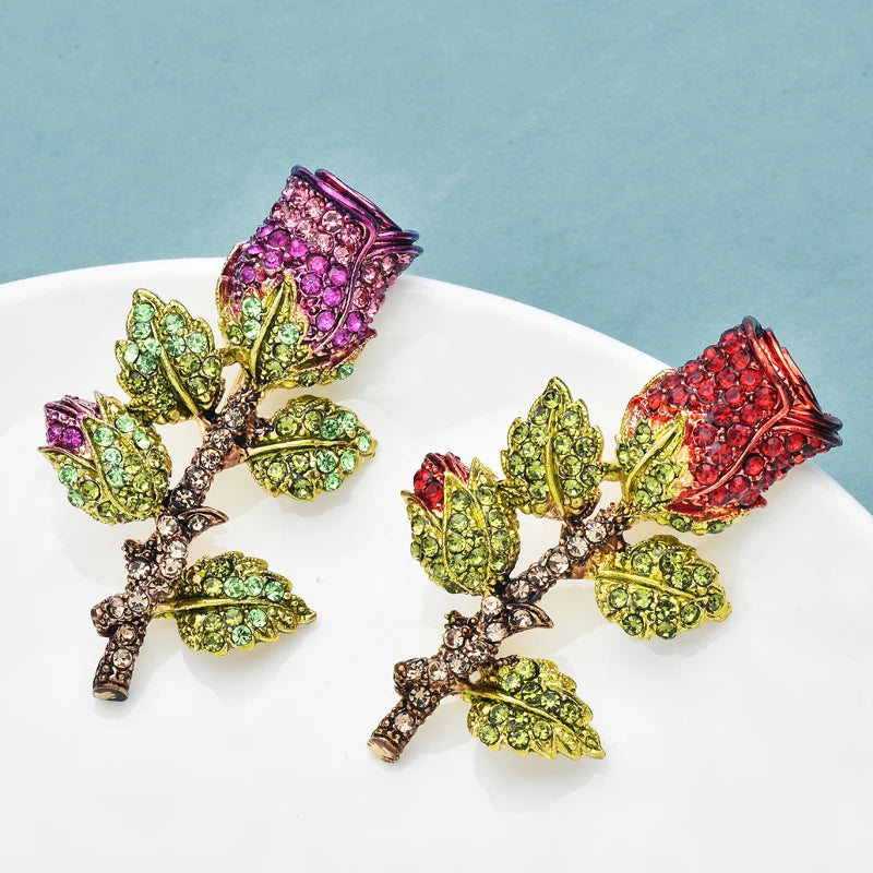 PENDRA Tulippa Shining Tulip Flower Brooch