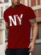 PENDRA Rose Alphabet Print T-Shirt