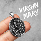 PENDRA Saint Barbara Steel Necklace