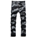 PENDRA Denim Printed Pants