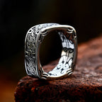 PENDRA Runeband Vintage Viking Rune Ring