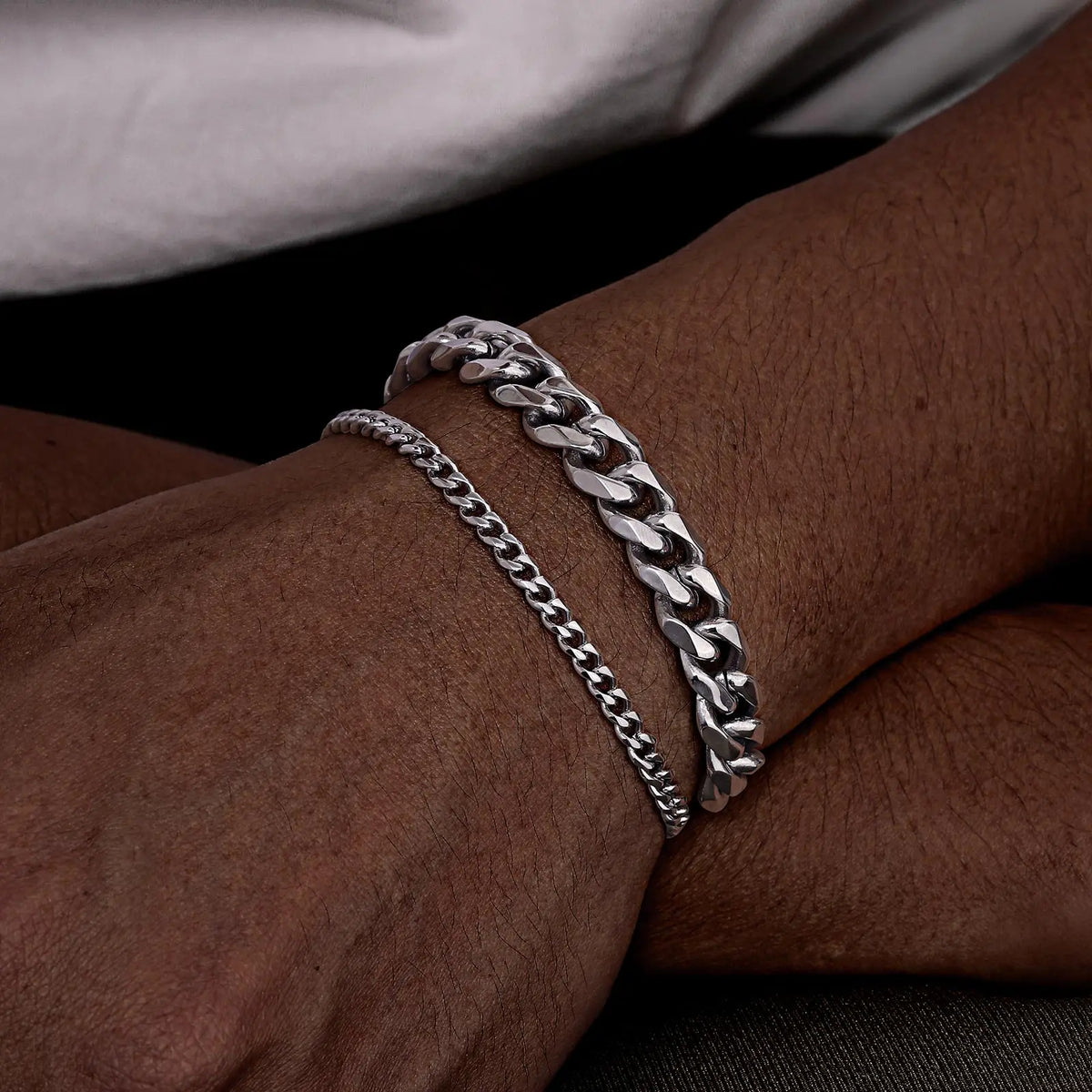 PENDRA Cuban Black Bracelet