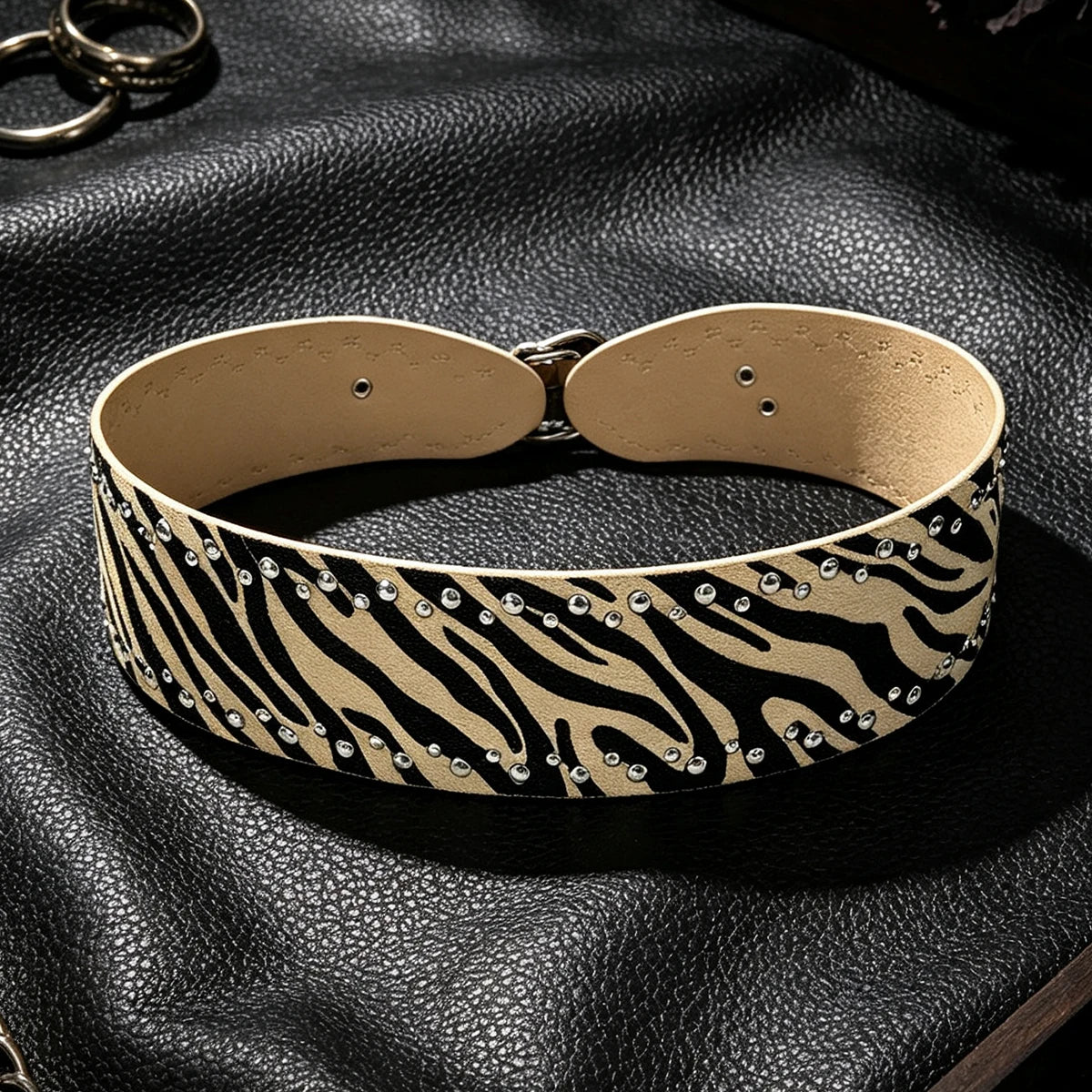 PENDRA Lunaara Leather Tassel Gothic Belt