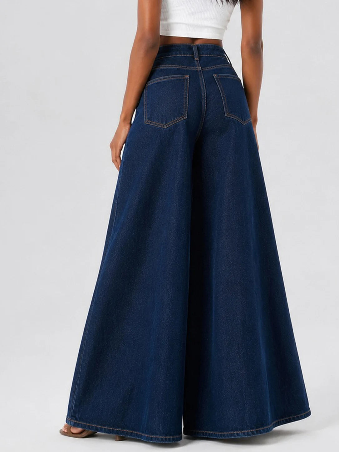 PENDRA Waisted Loose Fitting Jeans