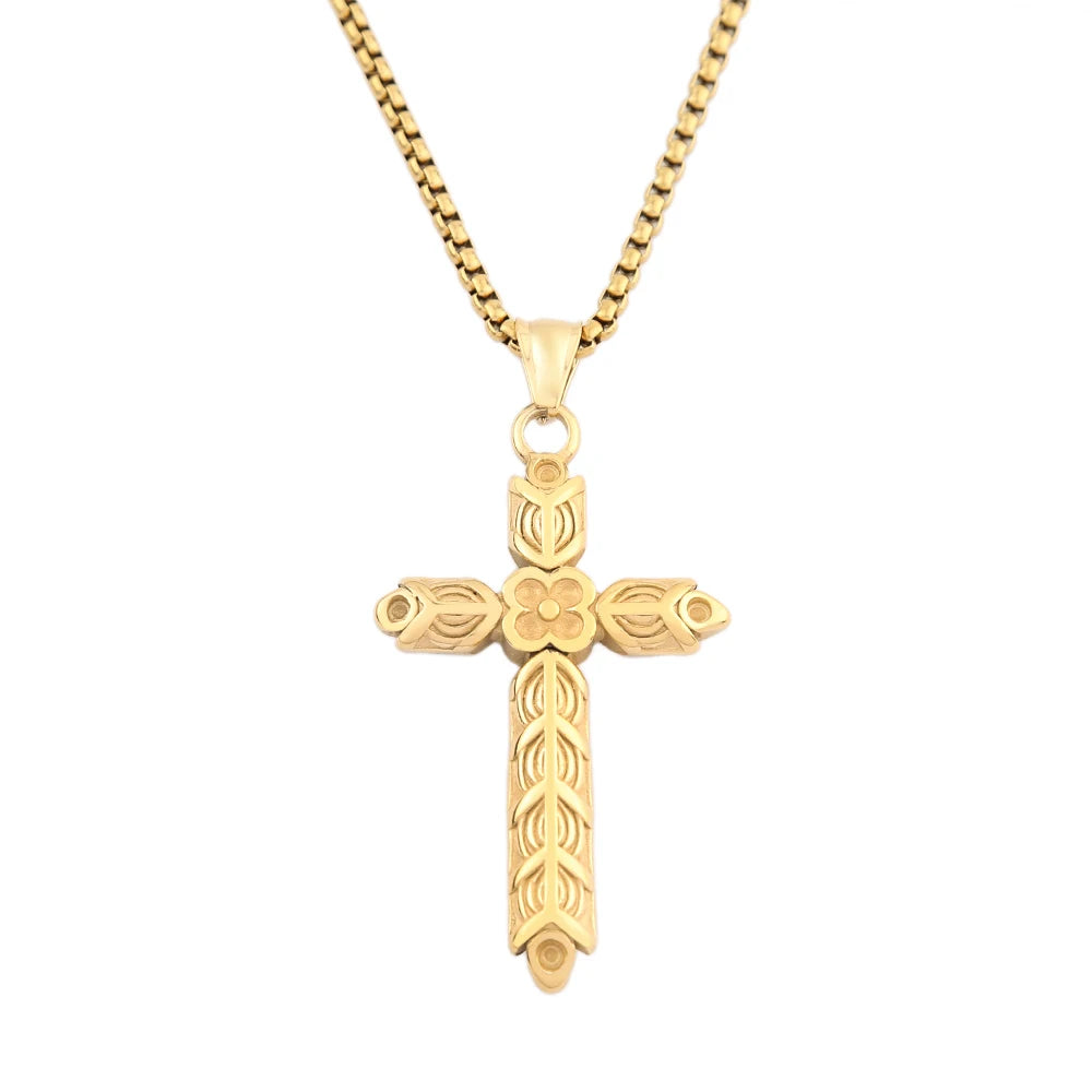 PENDRA Rhombuscross Gothic Rhombus Cross Pendant