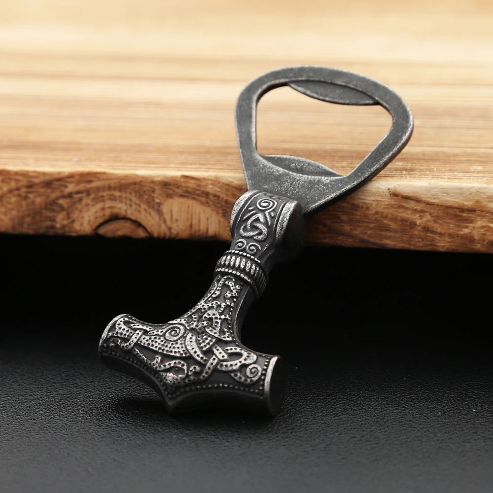 PENDRA Mjolnir Viking Thor Hammer Bottle Opener Pendant