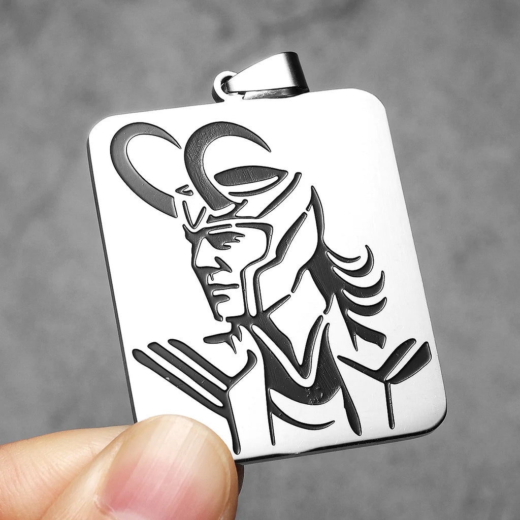 PENDRA Gods Loki Norse Steel Necklace