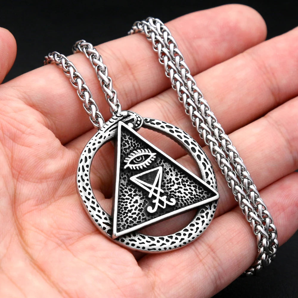 PENDRA Luciferseal Retro Stainless Steel Lucifer Pendant