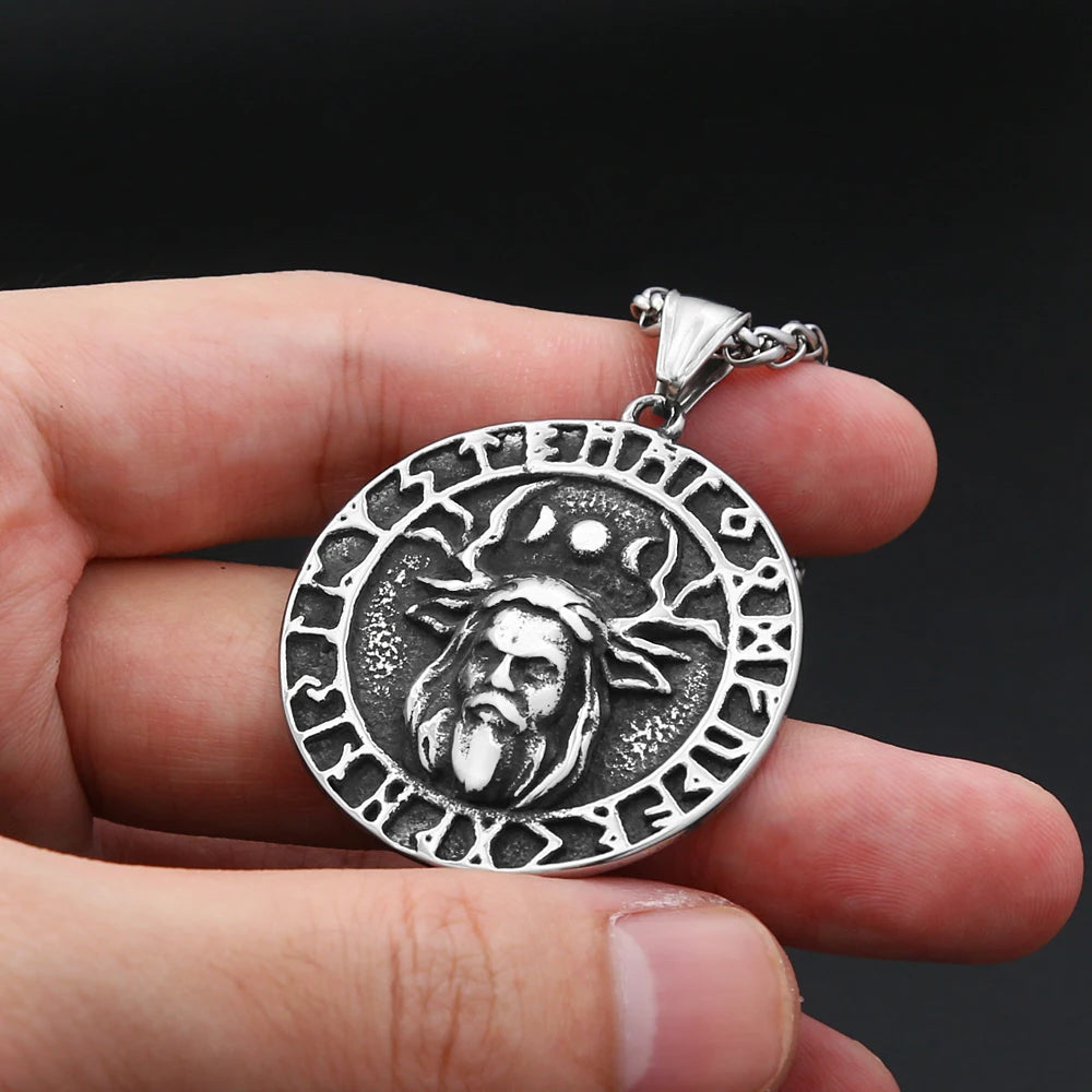 PENDRA Cernunnos Celtic Deer Horn God Pendant