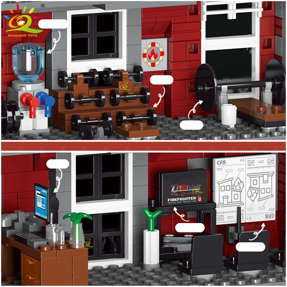 PENDRA Fire Station Educational Building Set