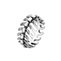 PENDRA Fishbone Stainless Steel Fish Bone Ring