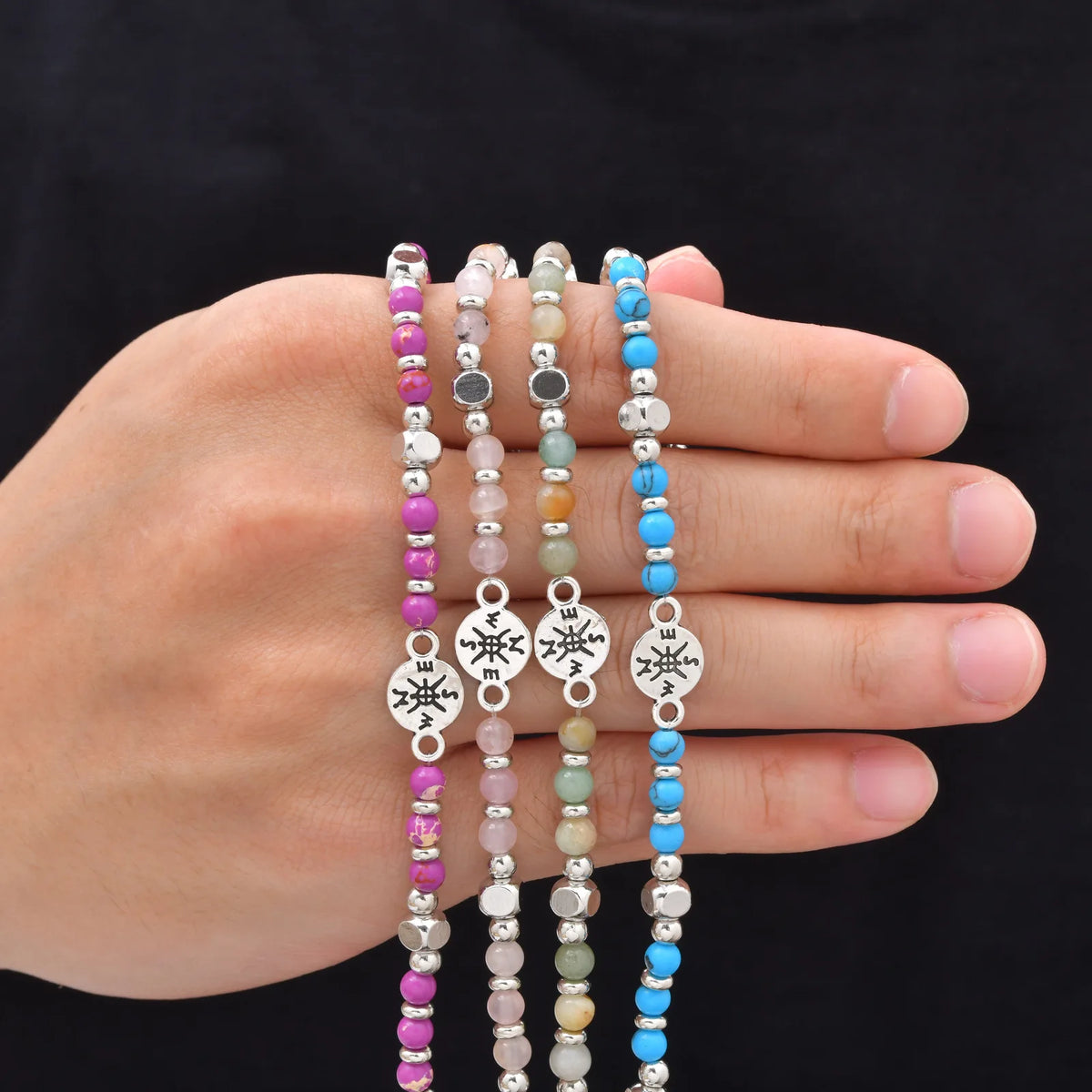 PENDRA Compass Beaded Bracelet