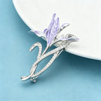 PENDRA Orchidelle Beautiful Orchid Flower Brooch
