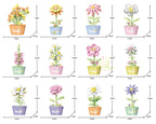 PENDRA Succulent Potted Floral Building Set