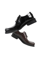 PENDRA Leather Platform British Shoes