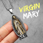 PENDRA Angel Wing Cross Steel Necklace