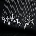 PENDRA Cross Plain Pendant Necklace